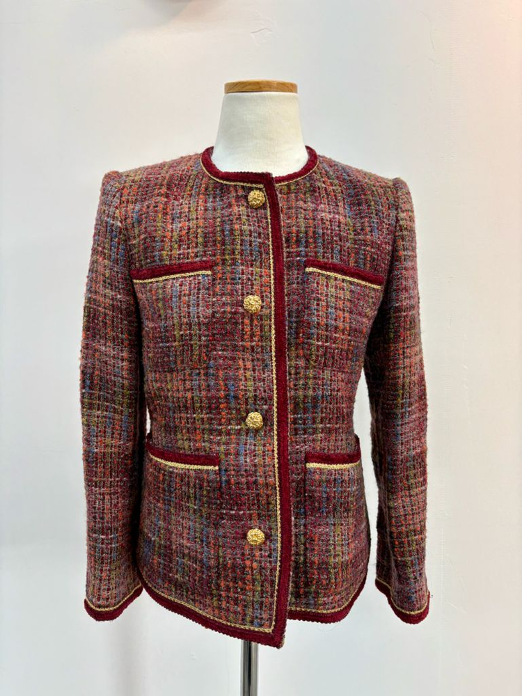 LOUIS JOONE 루이스준 모50% 트위드자켓--0