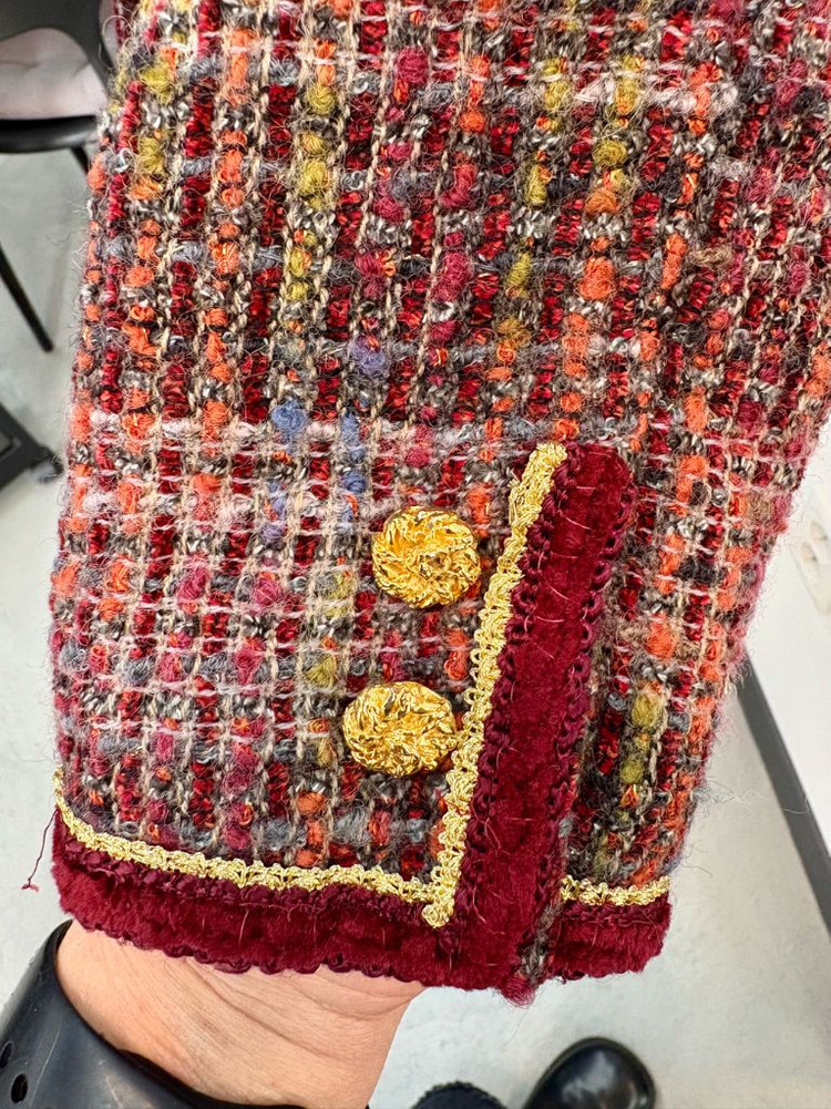 LOUIS JOONE 루이스준 모50% 트위드자켓--6