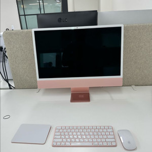 M1 imac 핑크/ram16, ssd256 풀박스