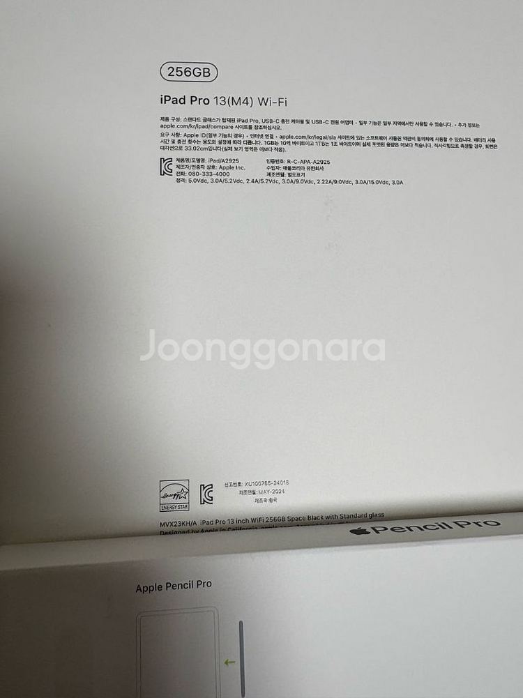 아이패드 프로7세대 13인치 M4 + 정품 애플펜슬--1