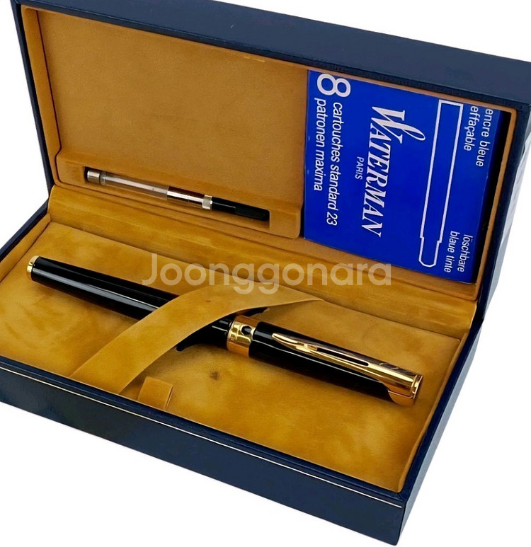 워터맨 르딸롱 18k F닙 만년필--0