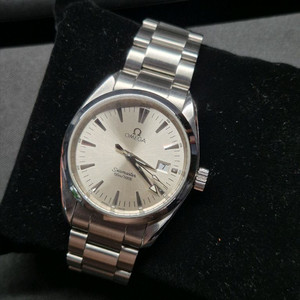 오메가정품 아쿠아테라 36mm 은판