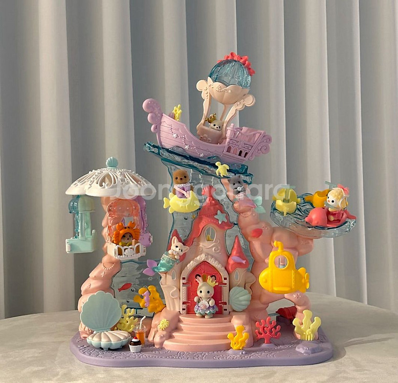 택포) 실바니안 머메이드 캐슬(미개봉, 인형x)--0