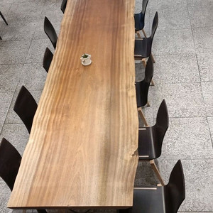원목 다이닝 테이블( 우드슬랩테이블.3500mm)