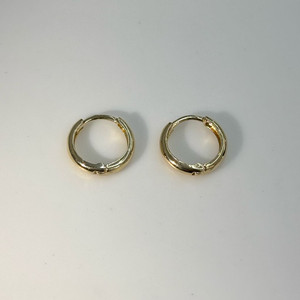 14k 기본 링 귀걸이
