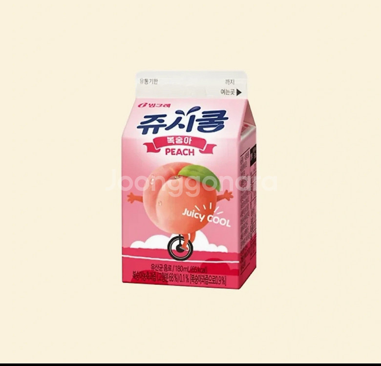 cu 쥬시쿨 기프티콘 (자두/복숭아 선택가능)--0