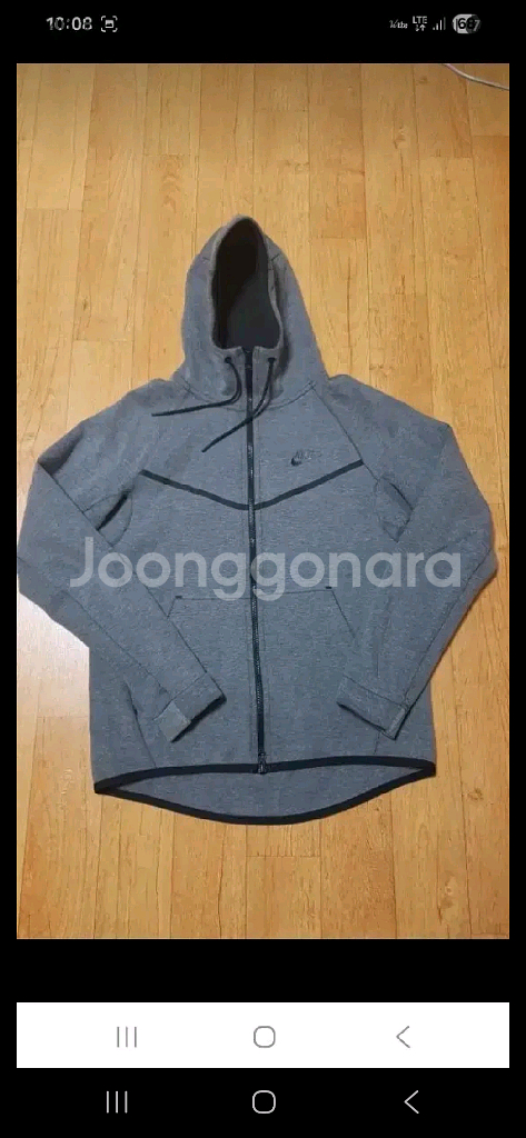 (새상품급) 나이키 기능성 테크팩 후드 집업 100--0