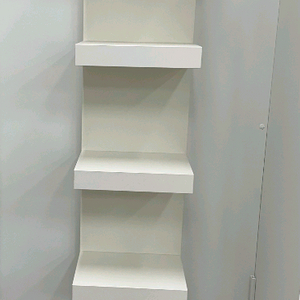 이케아LACK화이트벽선반세트7단