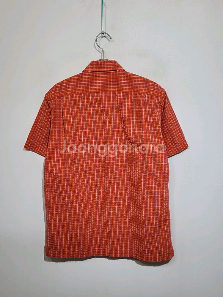 (M) 라코스테 반팔남방 체크 시어서커 반팔셔츠 포켓--6
