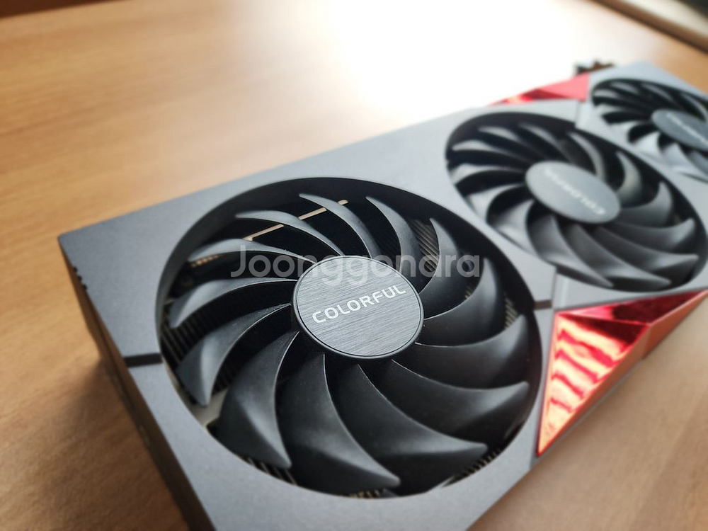 컬러풀 RTX3070 TI 8GB 3팬 그래픽카드--7