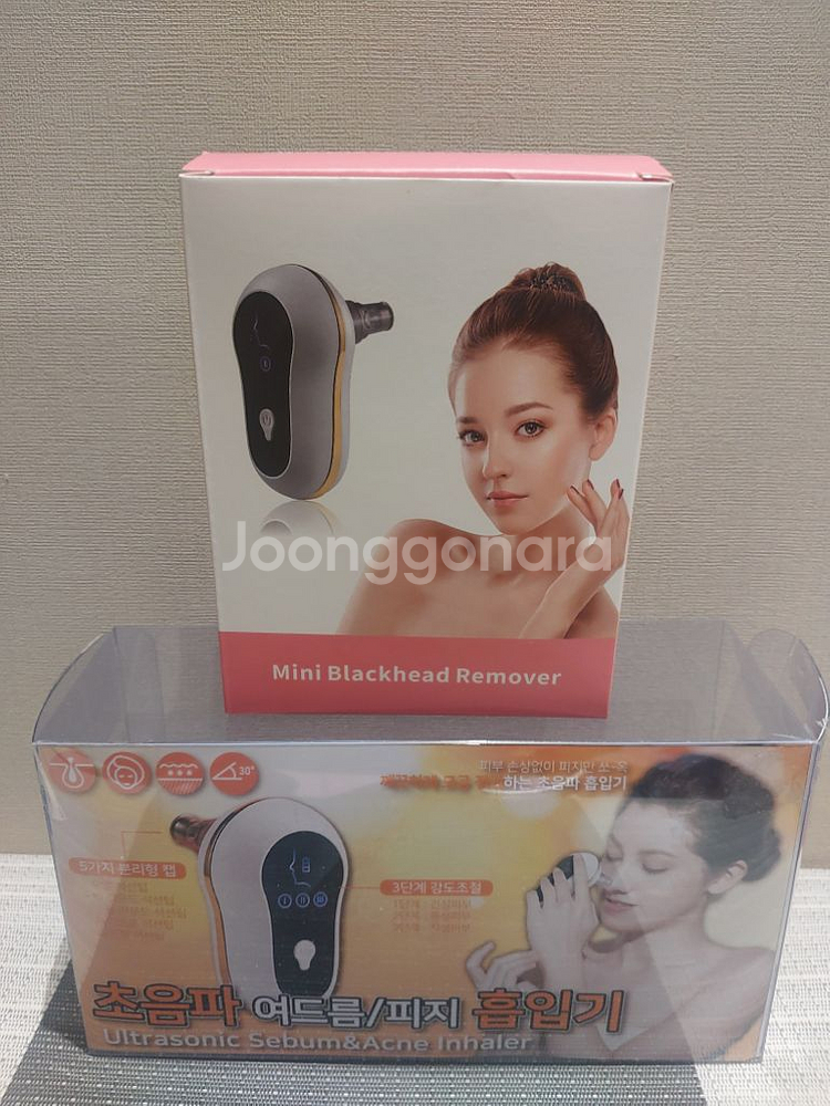 정품)초음파 여드름/피지 흡입기 미개봉Mini Blac--9