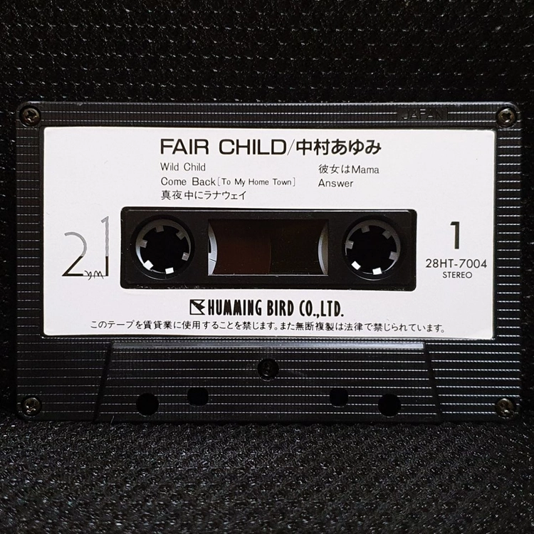 나카무라 아유미 FAIR CHILD 카세트 테이프 이미지