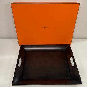 에르메스 스퀘어 로즈우드 트레이 미듐