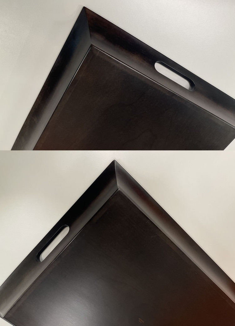 에르메스 스퀘어 로즈우드 트레이 미듐--4