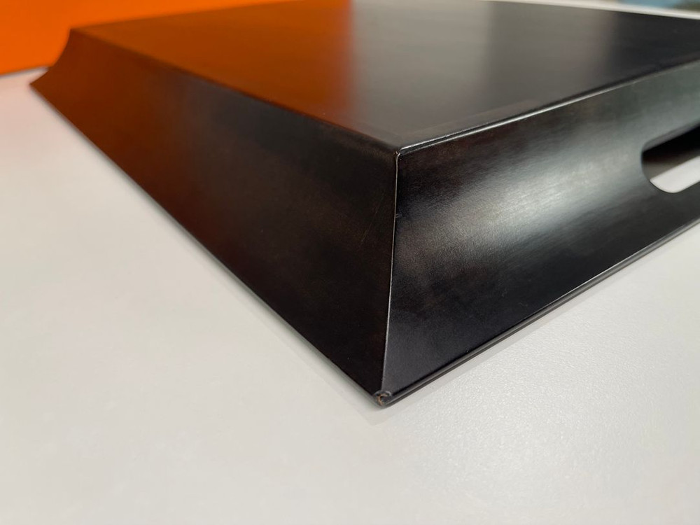 에르메스 스퀘어 로즈우드 트레이 미듐--8