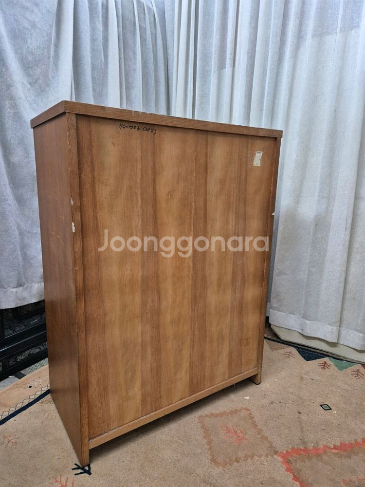 까사미아 원목 6D 5단서랍장--5