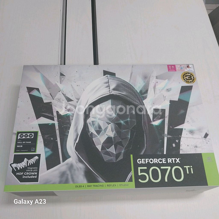 미개봉) 갤럭시 RTX5070 Ti HOF GAMING--1