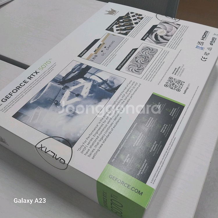 미개봉) 갤럭시 RTX5070 Ti HOF GAMING--3