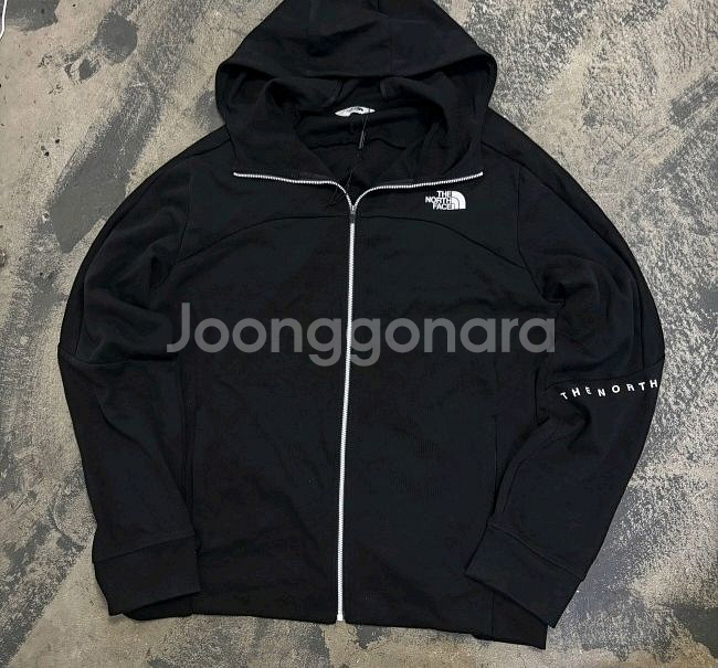 노스페이스 블랙 후드 져지자켓 110/XXL--0