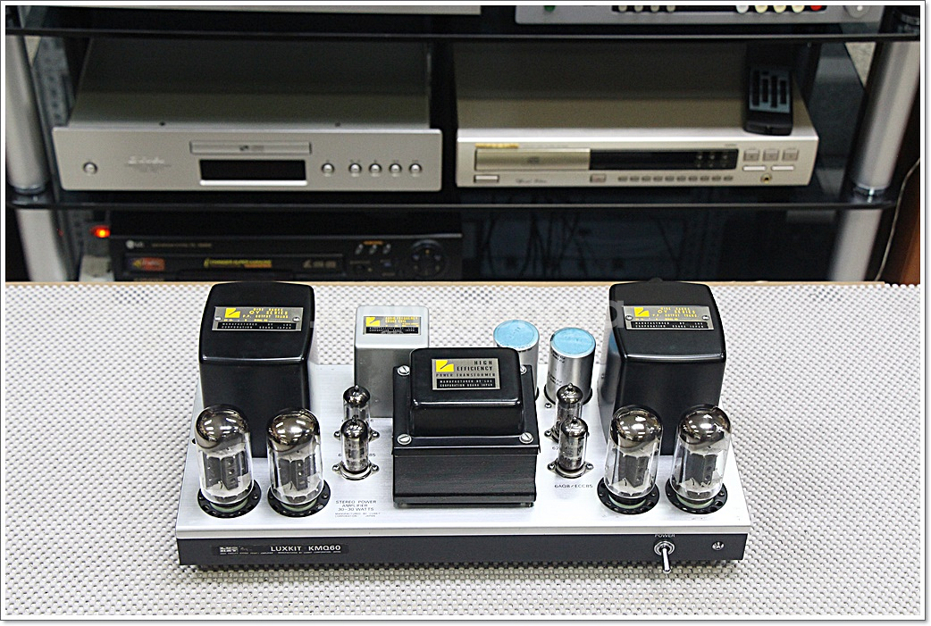 럭스만 진공관 명기 파워앰프 LUXKIT KMQ 60--4