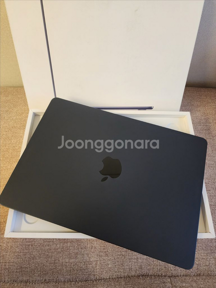 맥북에어13 m2 16g/256g 미드나잇 거의 새것--0