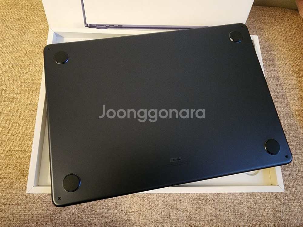 맥북에어13 m2 16g/256g 미드나잇 거의 새것--3