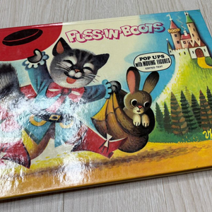 빈티지 쿠바스타 팝업북 (장화신은 고양이)