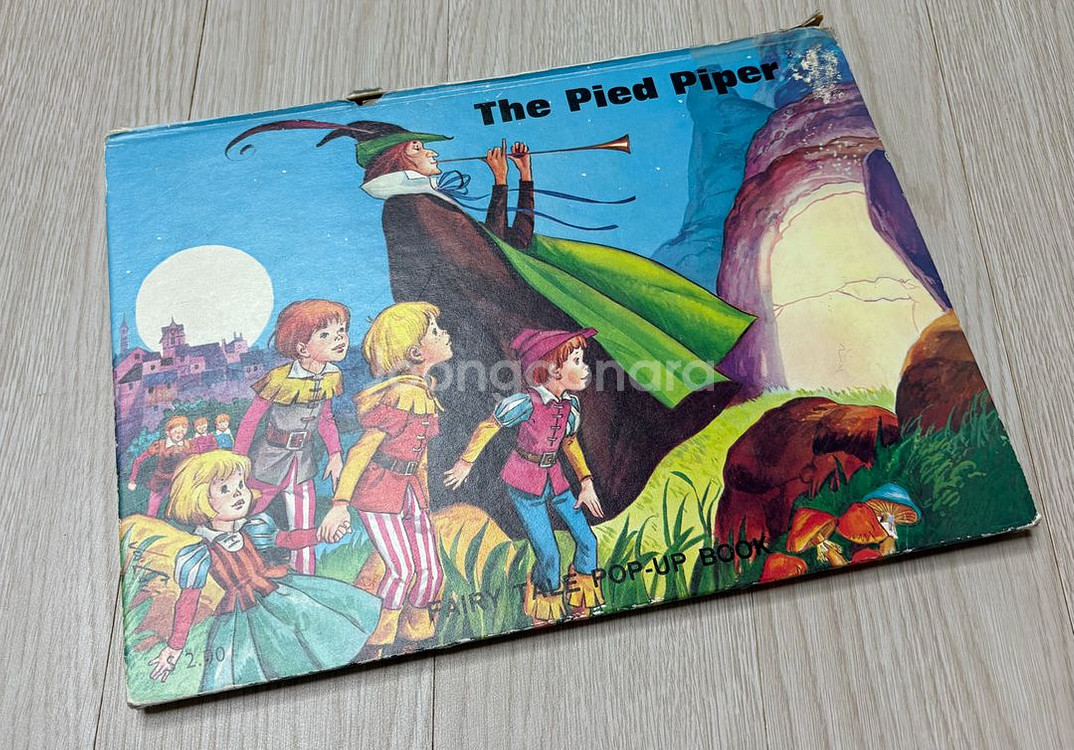 빈티지 팝업북(피리부는 사나이)--0