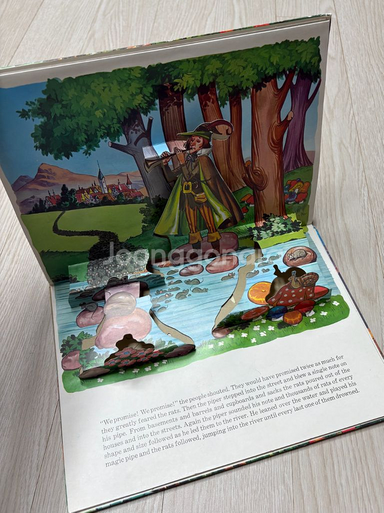 빈티지 팝업북(피리부는 사나이)--1