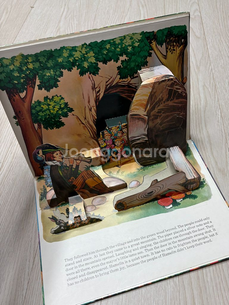 빈티지 팝업북(피리부는 사나이)--3