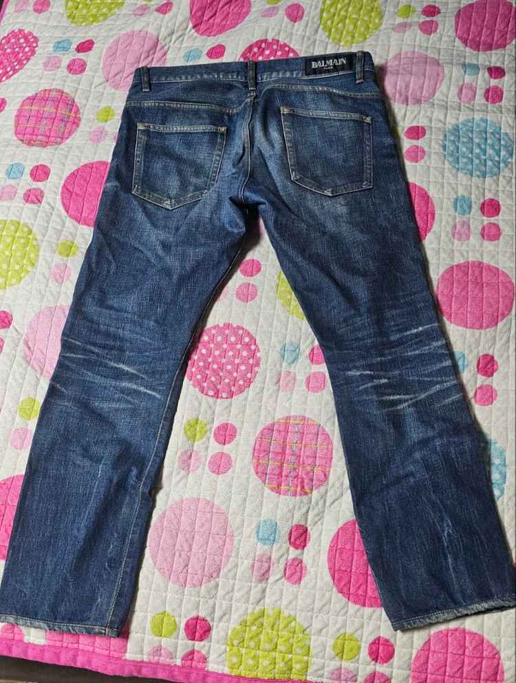 발망 기본형 데님 진 청바지 팝니다 팬츠 바이커진 이미지