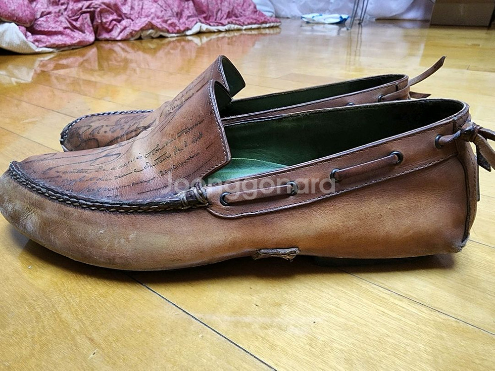 벨루티 브라운 로퍼 팝니다 정품스트랩1종추가 스니커즈--4