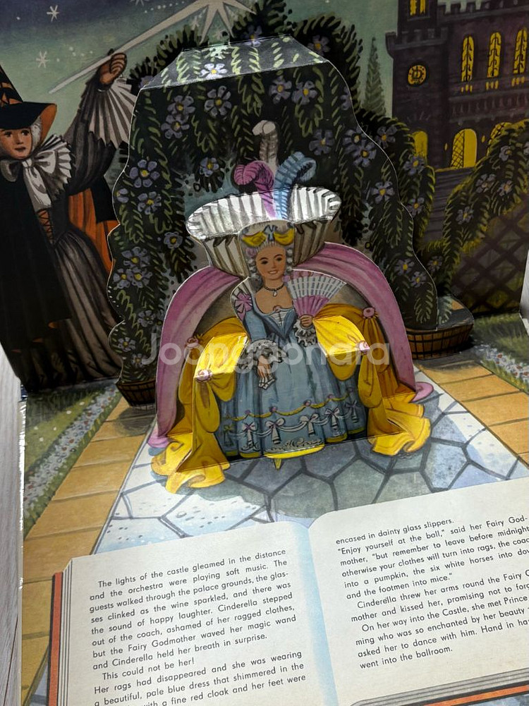 빈티지 쿠바스타 팝업북(신데렐라)--3
