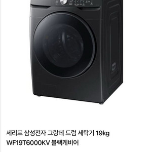 세탁기 삼성그랑데 19kg 2020년형