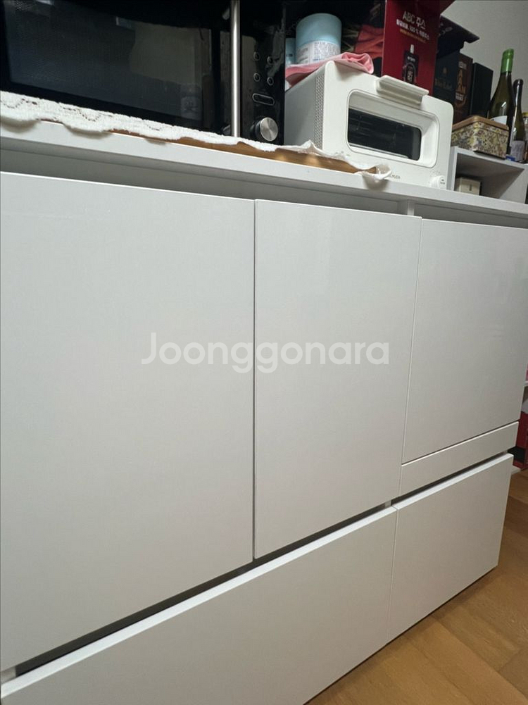 주방 보조 아일랜드 렌지대, 밥솥 수납 렌지장--2