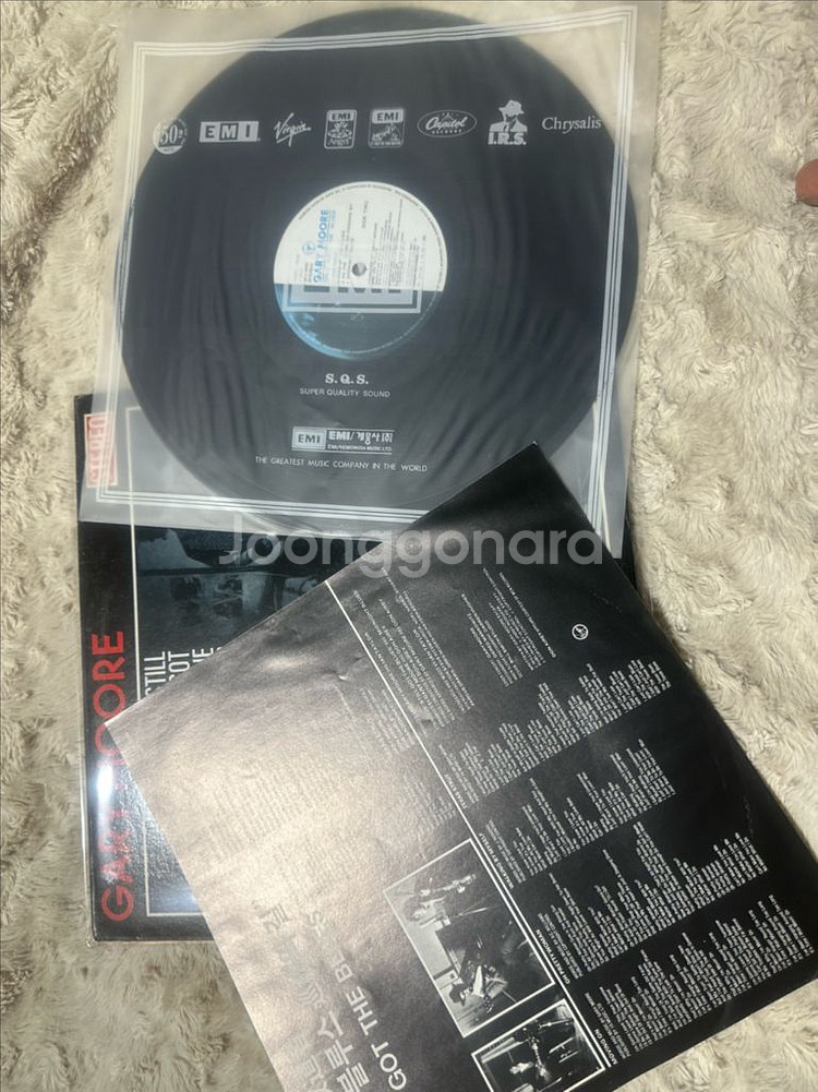 블루스 록의 전설, 게리 무어의 명반 LP 판매합니다--6