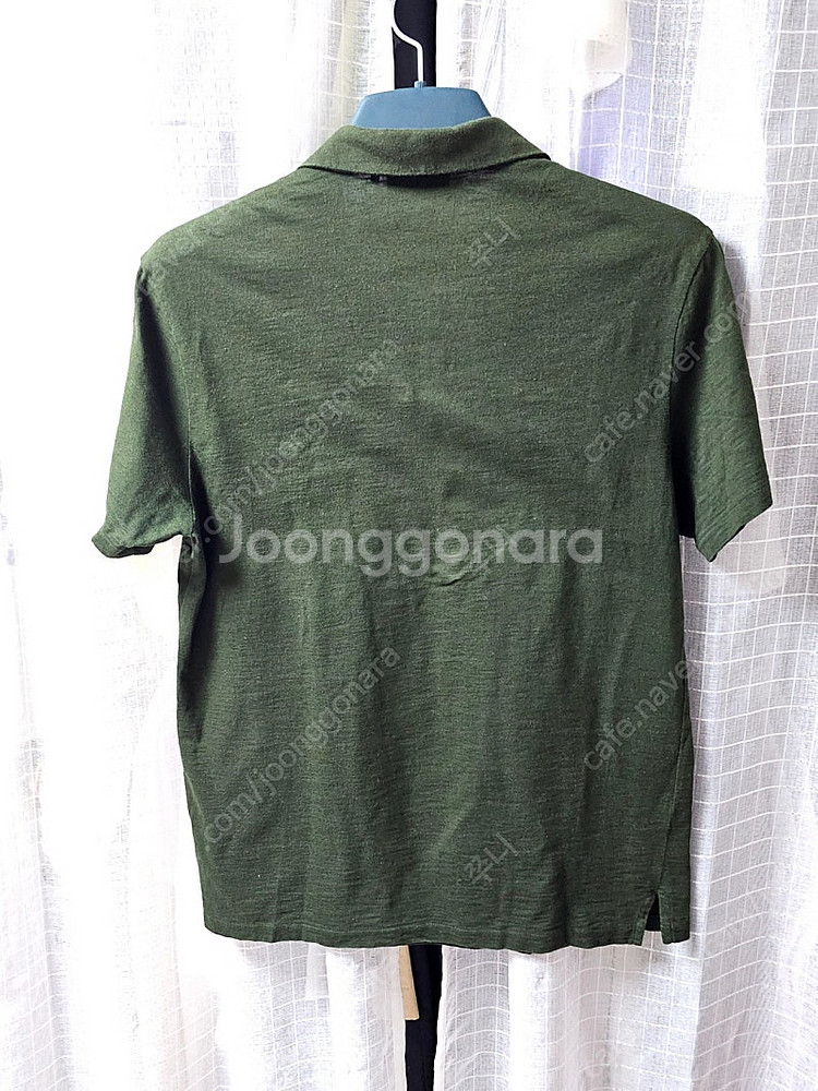 남자 100사이즈 DKNY 카키색 폴로티셔츠--1