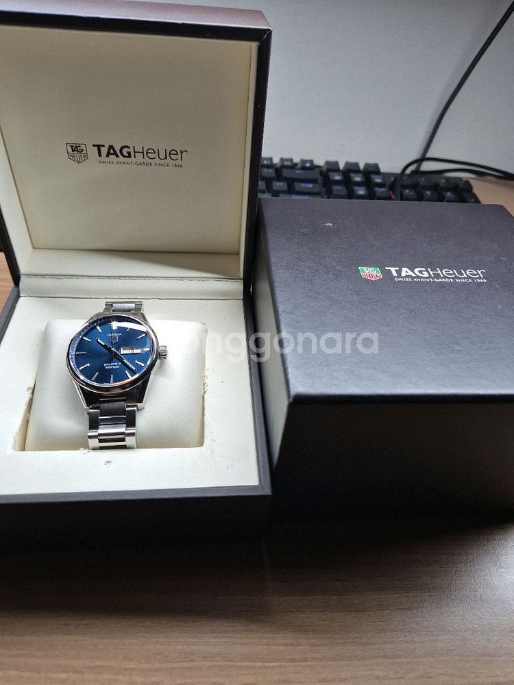 태그호이어 까레라 칼리버5 오토 (청판) 41mm--2