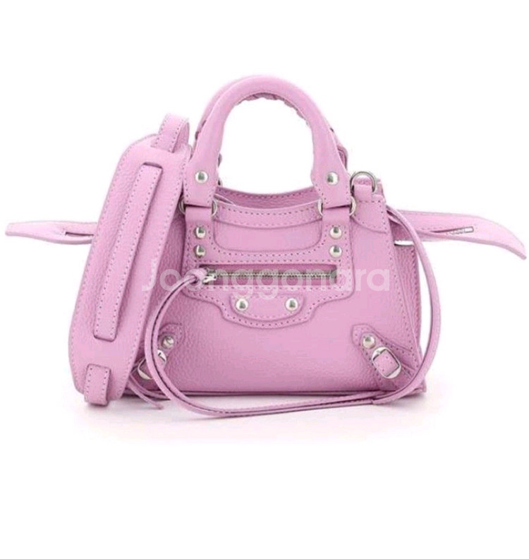 발렌시아가 네오클래식 토트백 나노 핑크--0