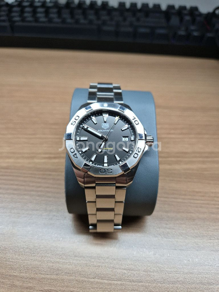 태그호이어 아쿠아레이서 (쿼츠 스틸 검판) 41mm--0