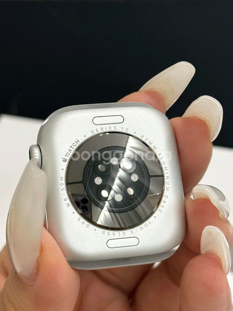 애플워치 10 42mm 알루미늄 실버 GPS 풀박스--5