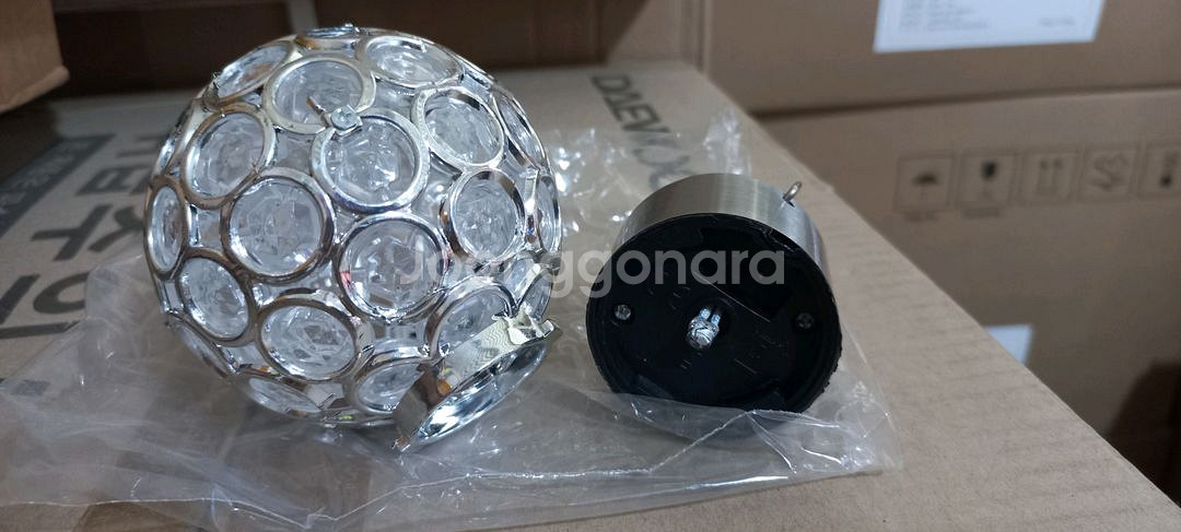 크리스탈 볼 태양광 정원등 인테리어조명 취침무드등--2