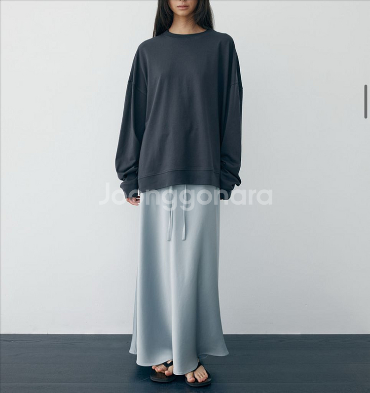 r2w Giana cotton round T 스톤네이비--0