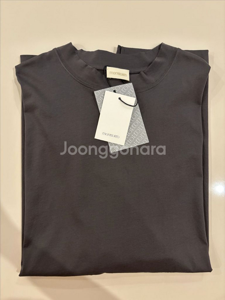 몽또또 arin long sleeve top 차콜--0