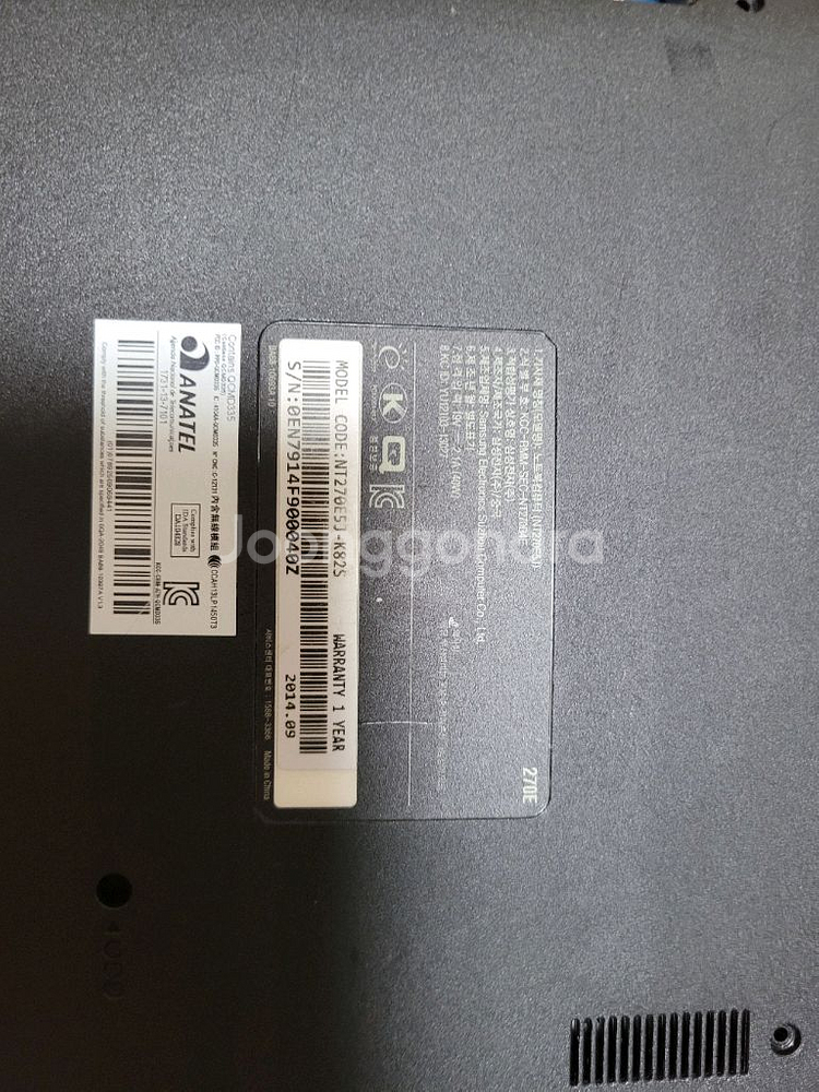 삼성 노트북 부품용 nt270e5j--4