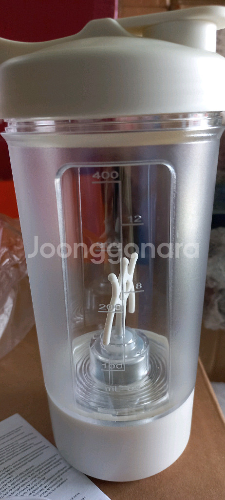 자동 믹서 보틀 화이트 400ml 새상품--1