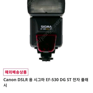 SIGMA EF-530 DG ST 캐논 DSLR용