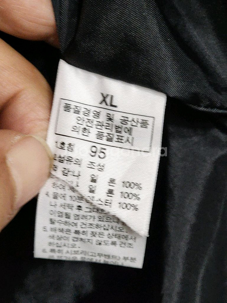 (100) 노스페이스 하이벤트 자켓 블랙 바람막이 점퍼--5