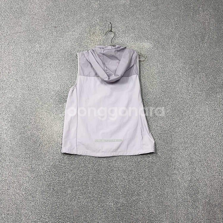 네파 라이트 퍼플 로고 조끼 바람막이 100--1