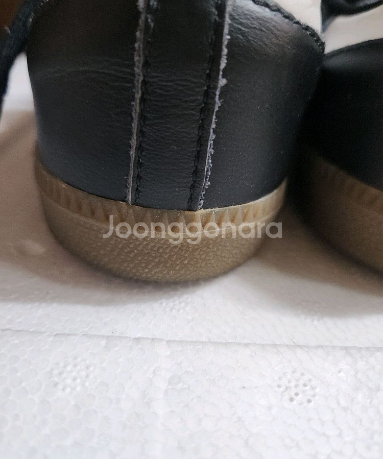 정품 아디다스 삼바 OG 블랙 화이트 검 235--2